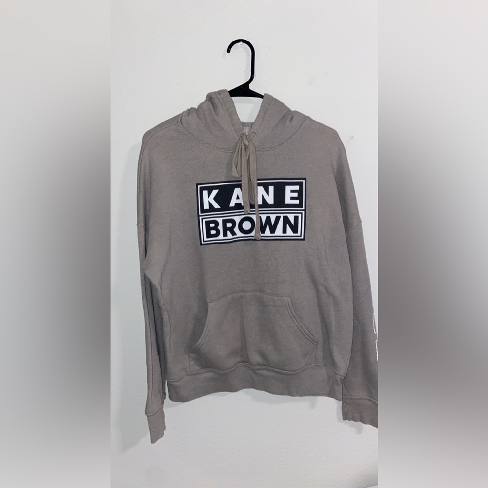 Kane Brown, brown hoodie, size small
